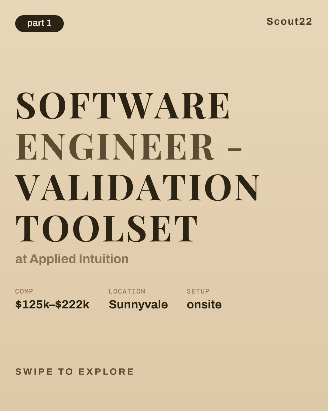 Software Engineer - Validation Toolset at Applied Intuition