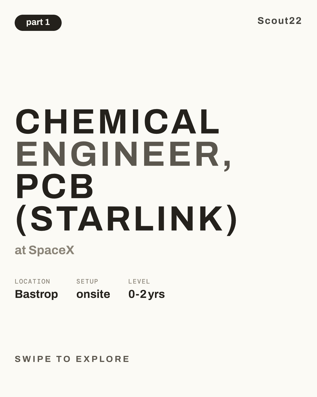 Chemical Engineer, PCB (Starlink) at SpaceX