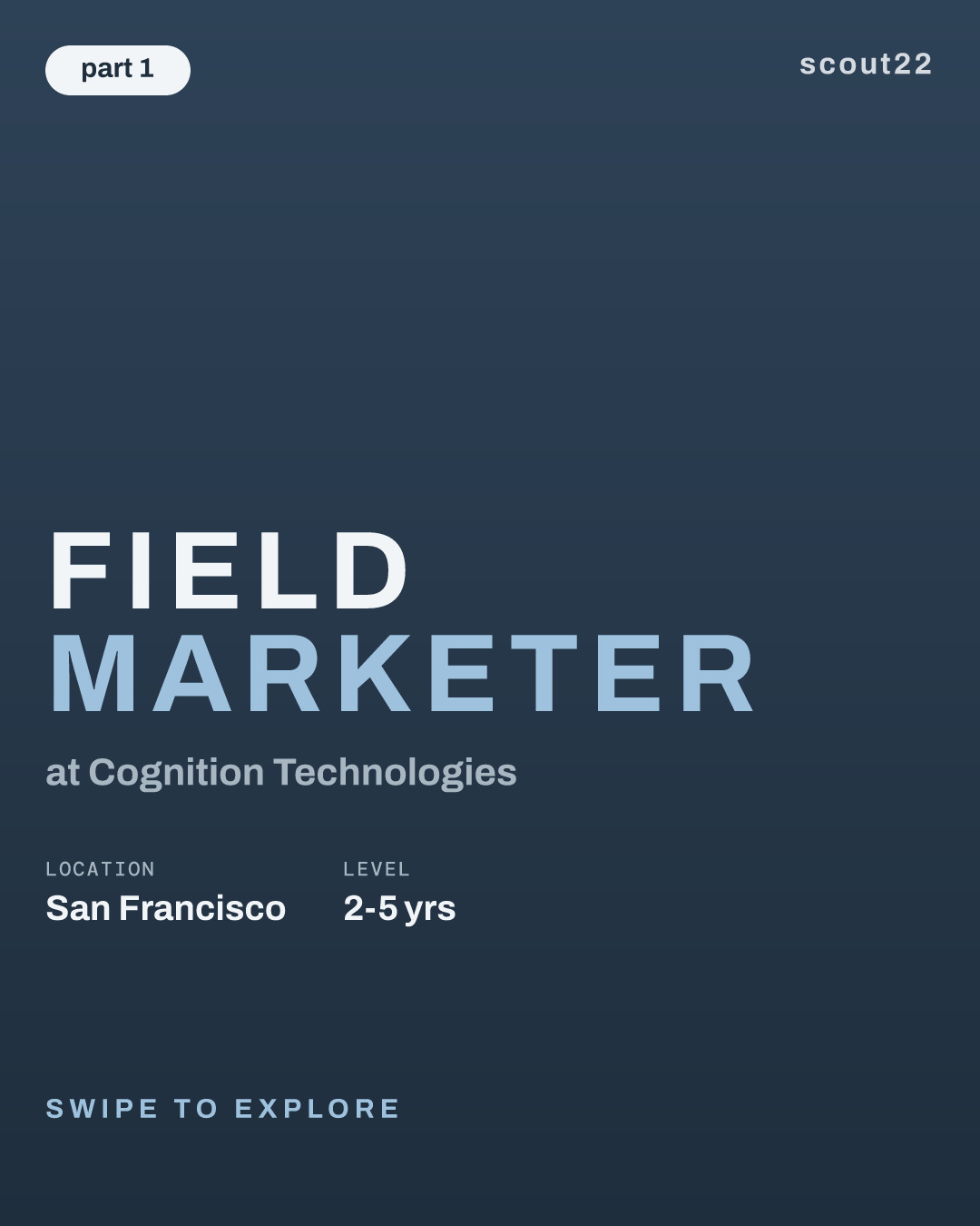 Field Marketer at Cognition Technologies