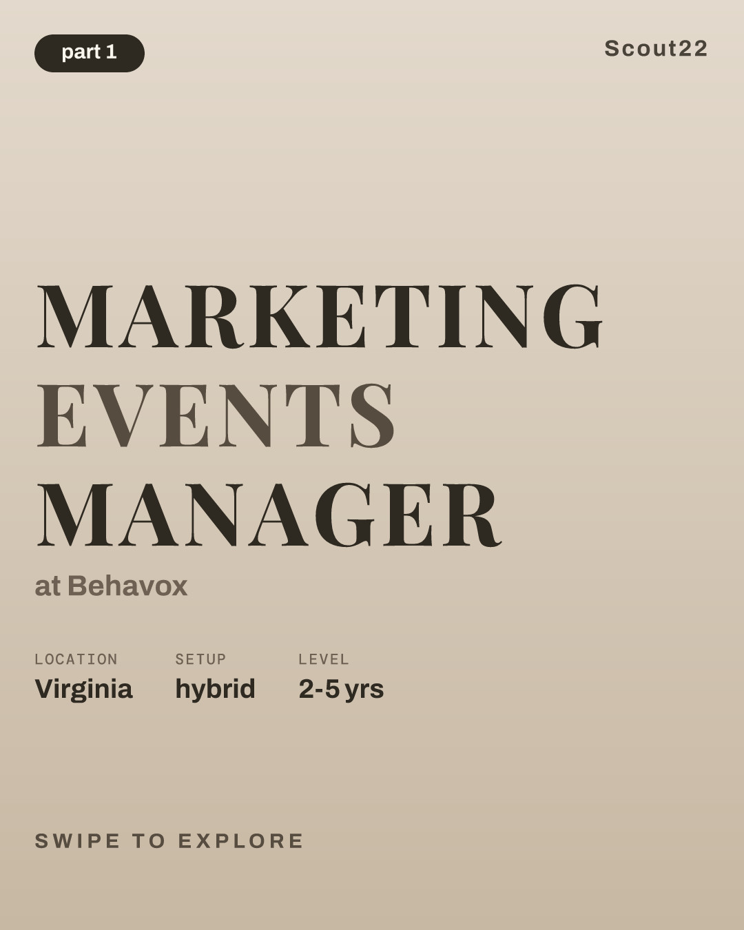 Marketing Events Manager at Behavox