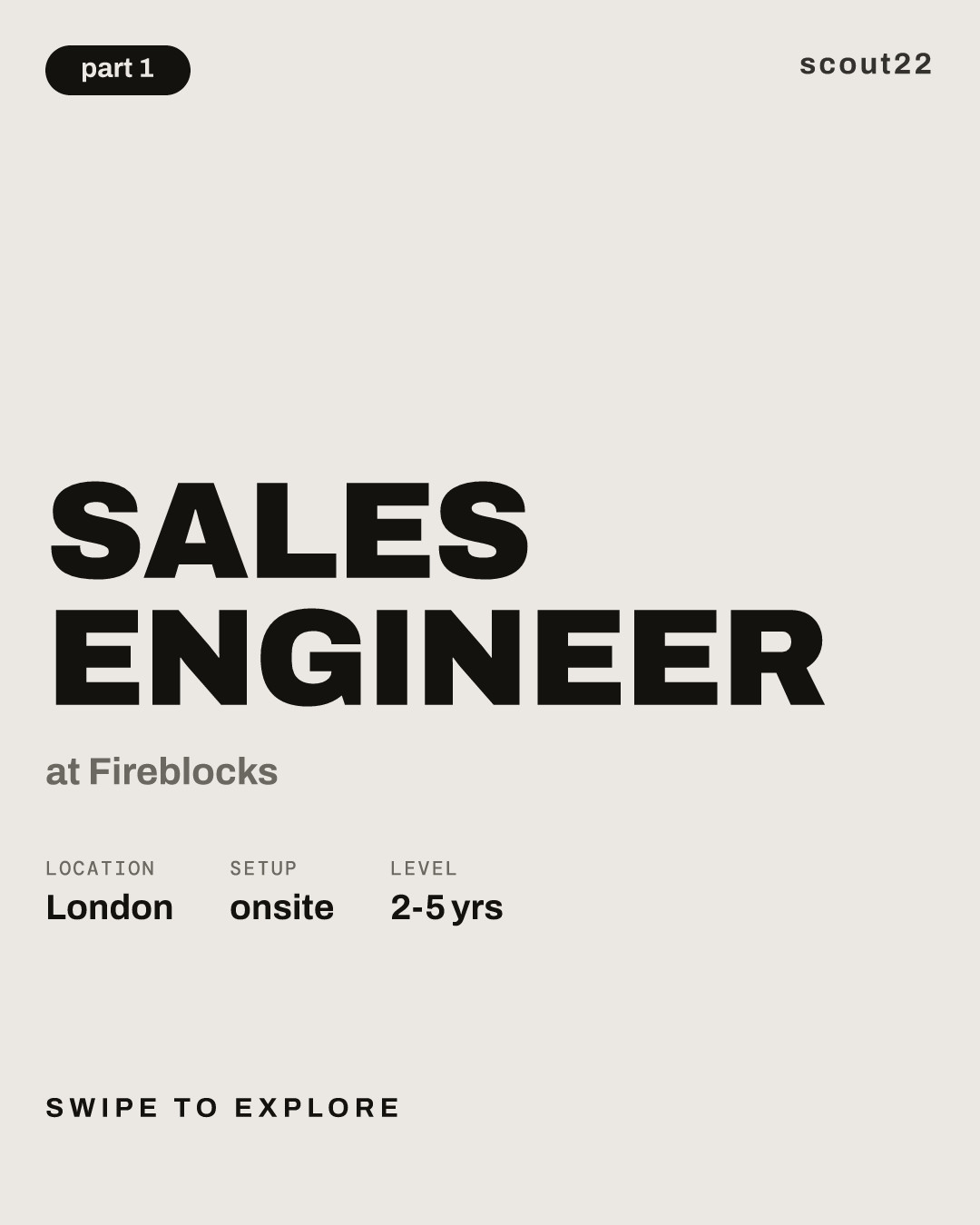 Sales Engineer at Fireblocks