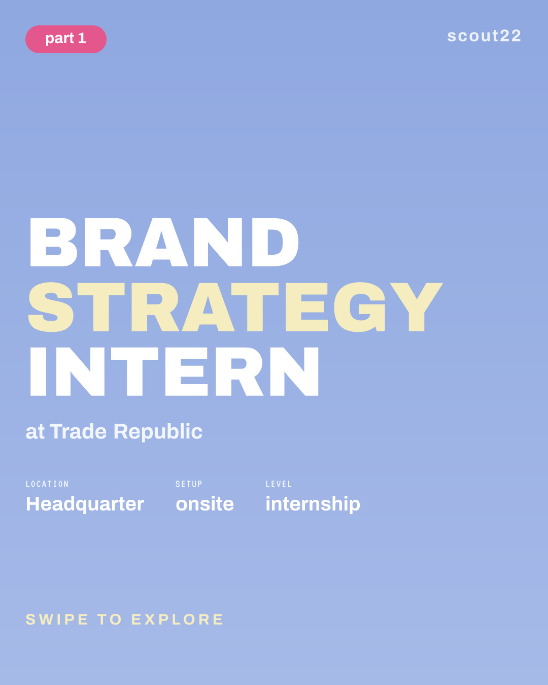 Brand Strategy Intern at Trade Republic
