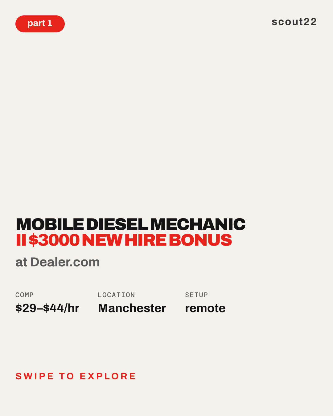 Mobile Diesel Mechanic II $3000 New Hire Bonus at Dealer.com