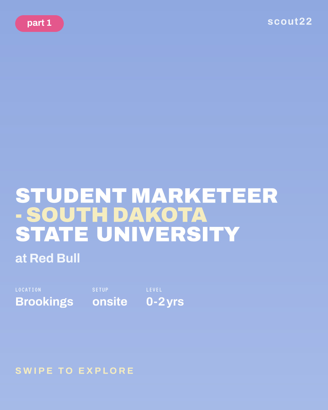 Student Marketeer - South Dakota State University at Red Bull