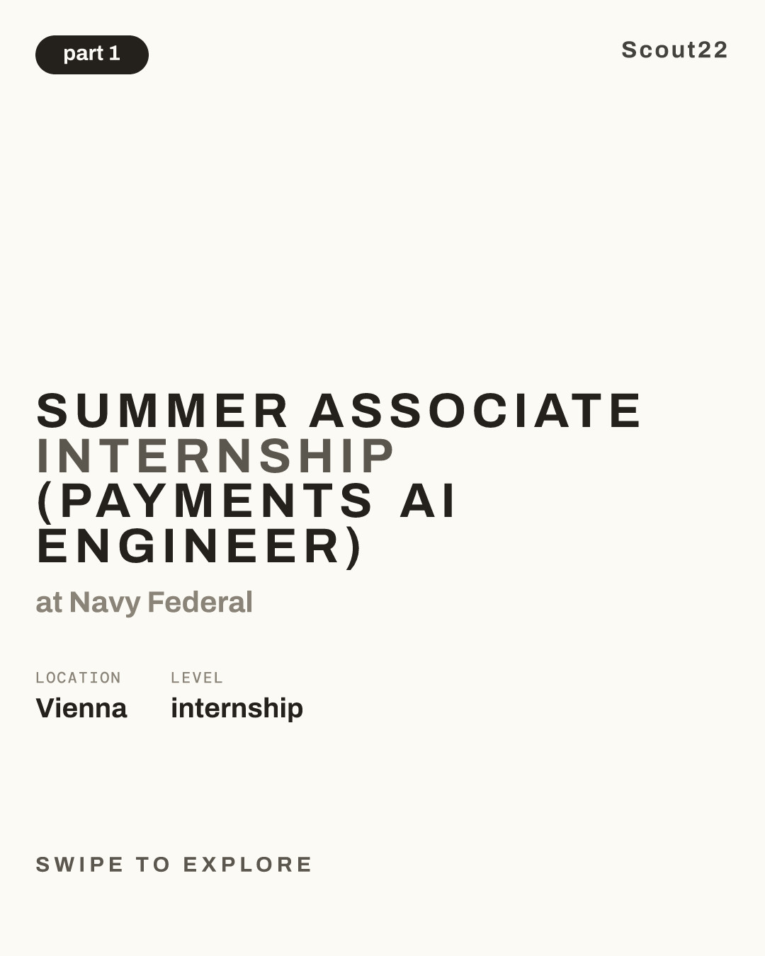 Summer Associate Internship (Payments AI Engineer) at Navy Federal