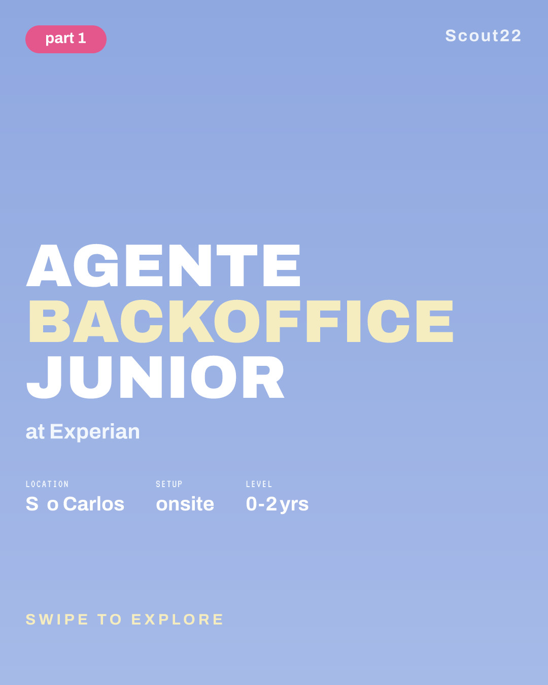 Agente Backoffice Junior at Experian