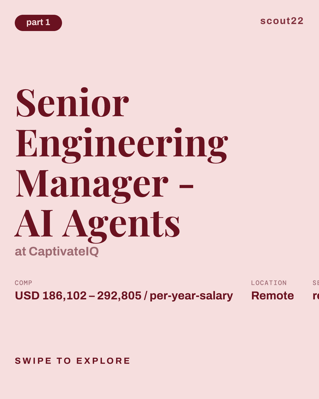Senior Engineering Manager - AI Agents at CaptivateIQ