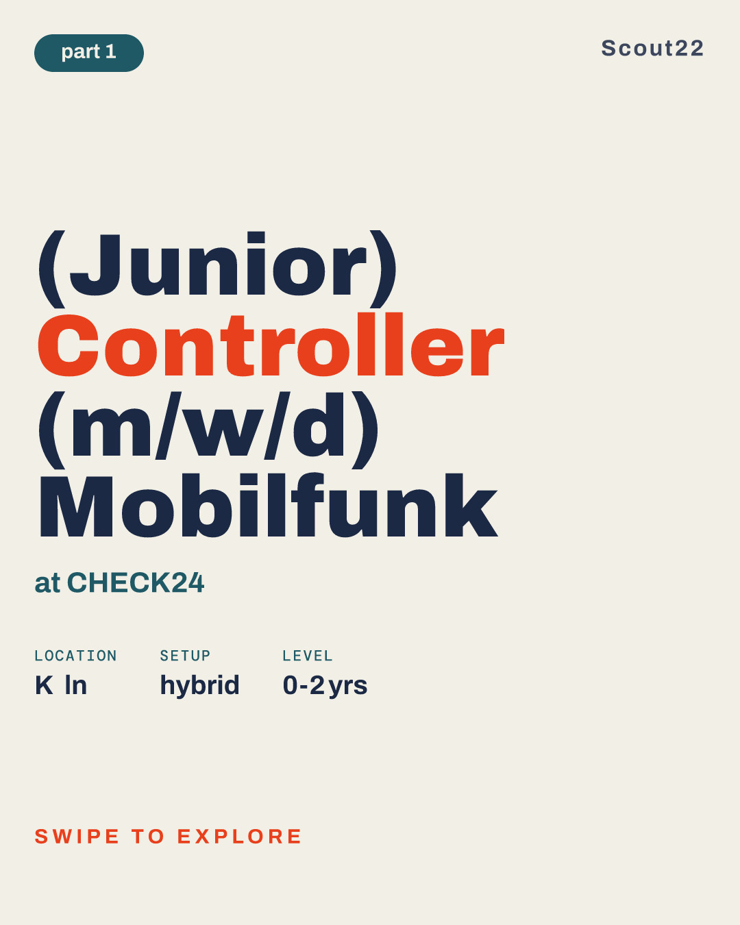 (Junior) Controller (m/w/d) Mobilfunk at CHECK24