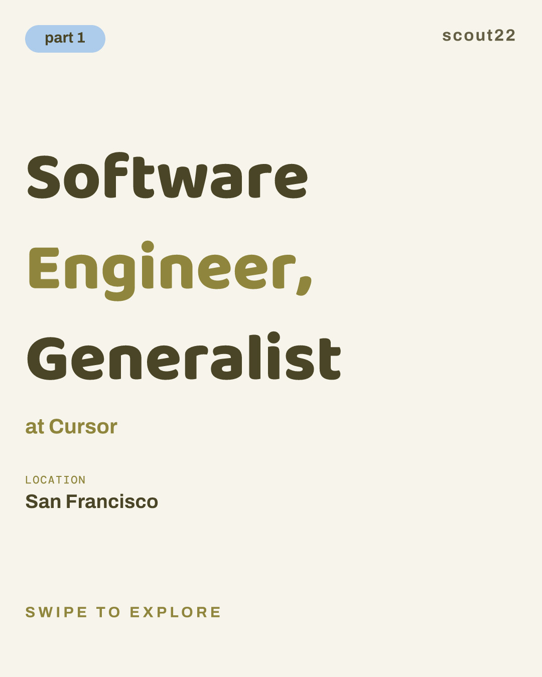 Software Engineer, Generalist at Cursor