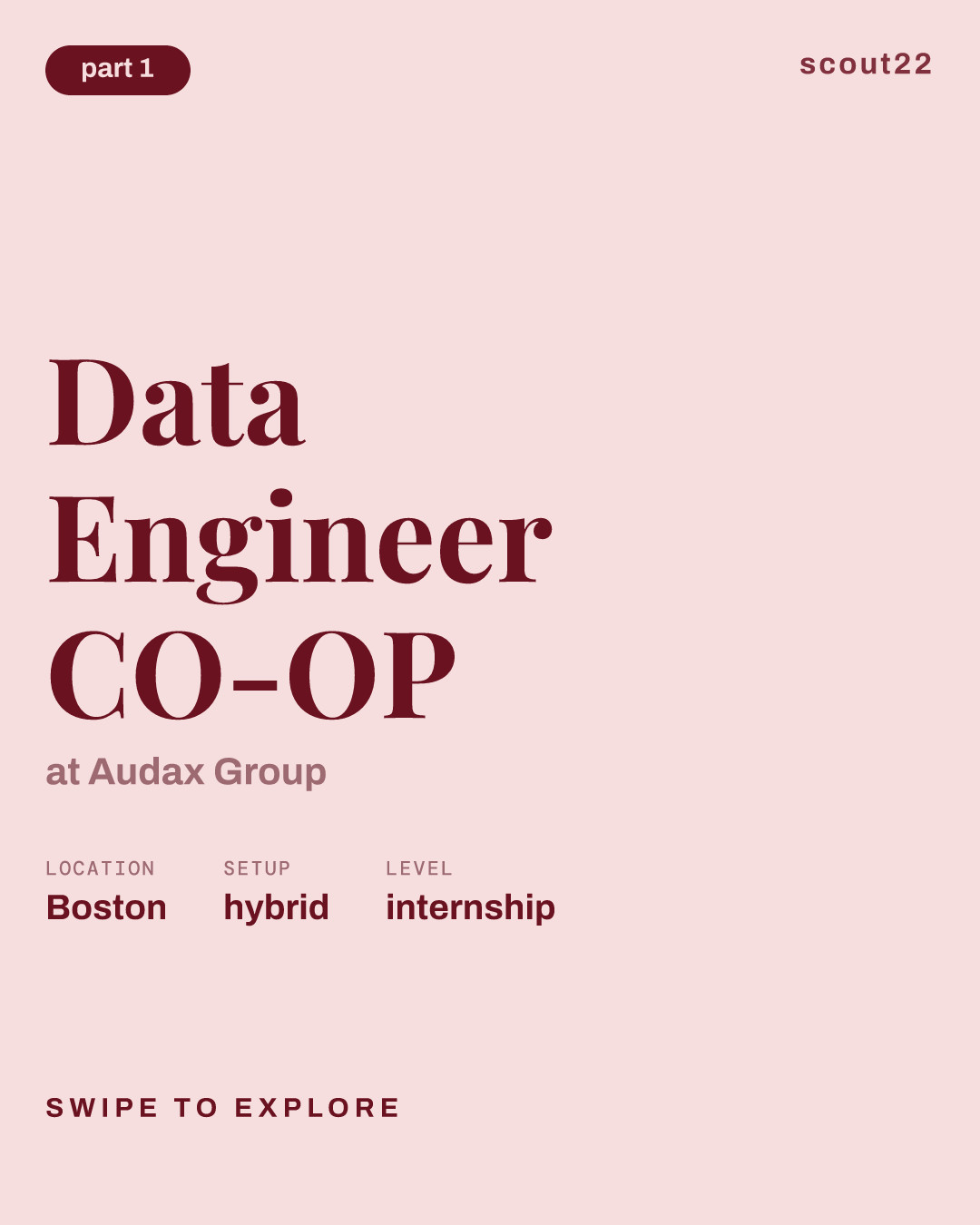 Data Engineer CO-OP at Audax Group