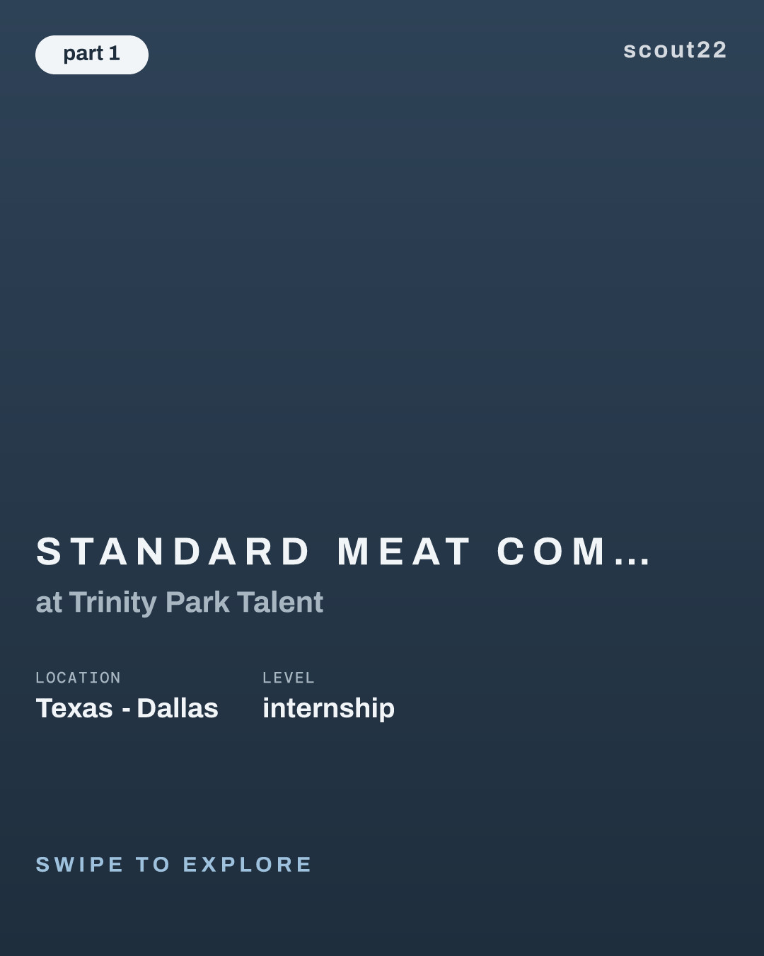 Standard Meat Company - Summer Internship (2027) at Trinity Park Talent