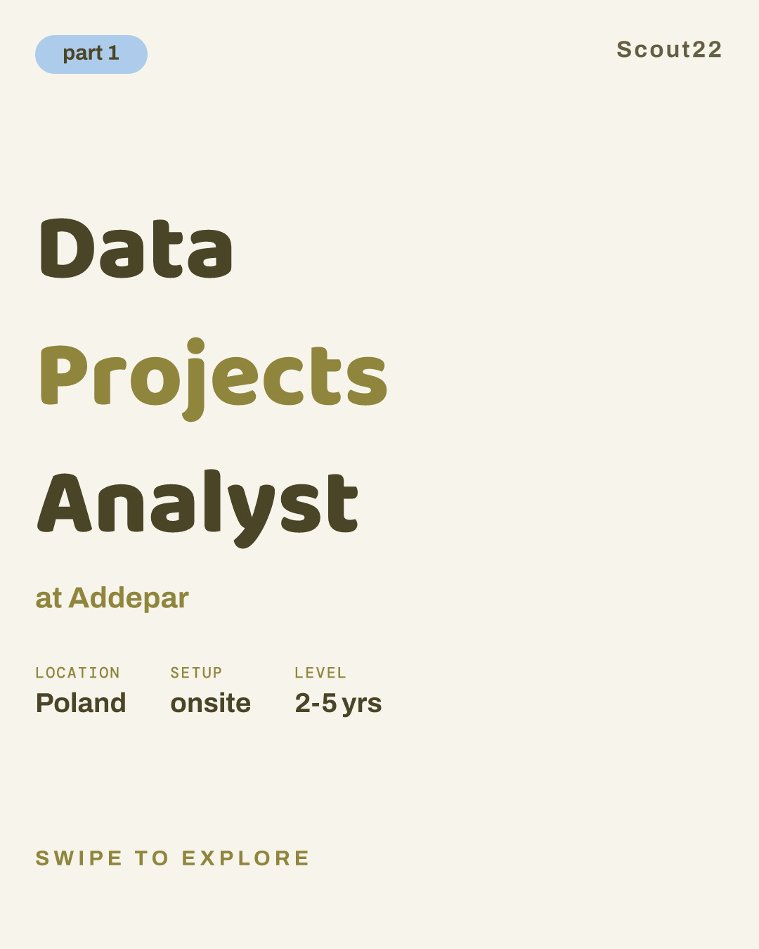 Data Projects Analyst at Addepar