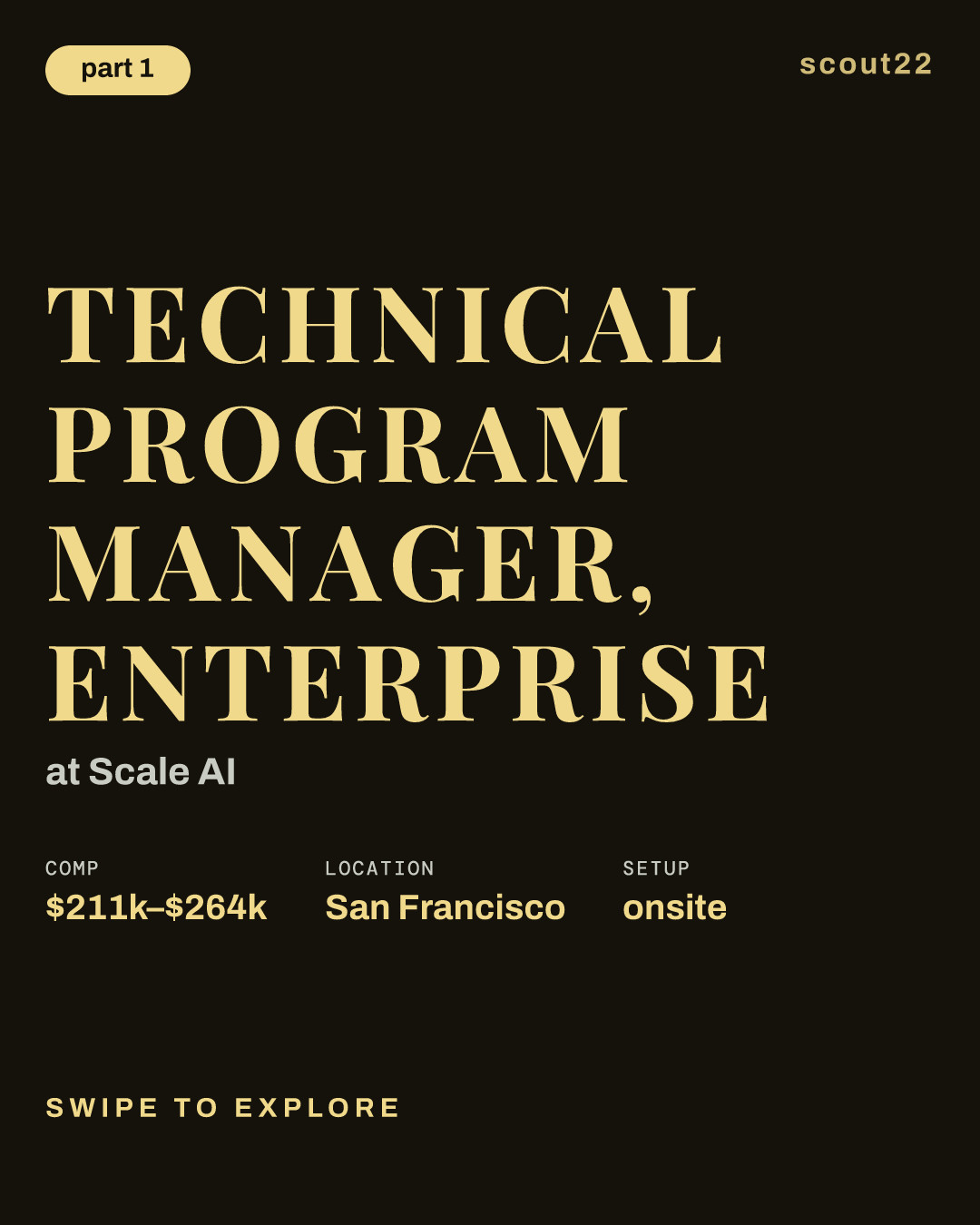 Technical Program Manager, Enterprise at Scale AI
