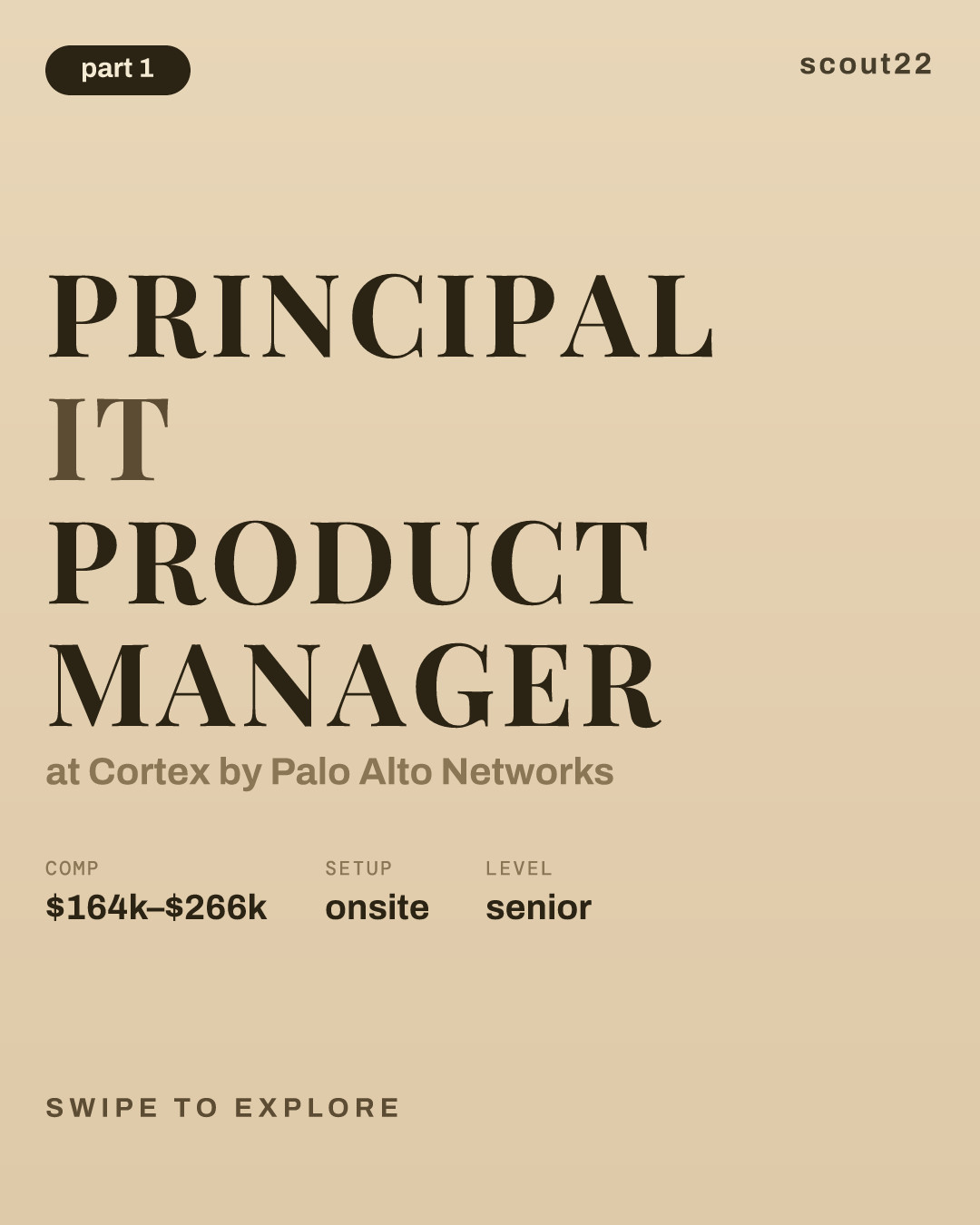 Principal IT Product Manager at Cortex by Palo Alto Networks
