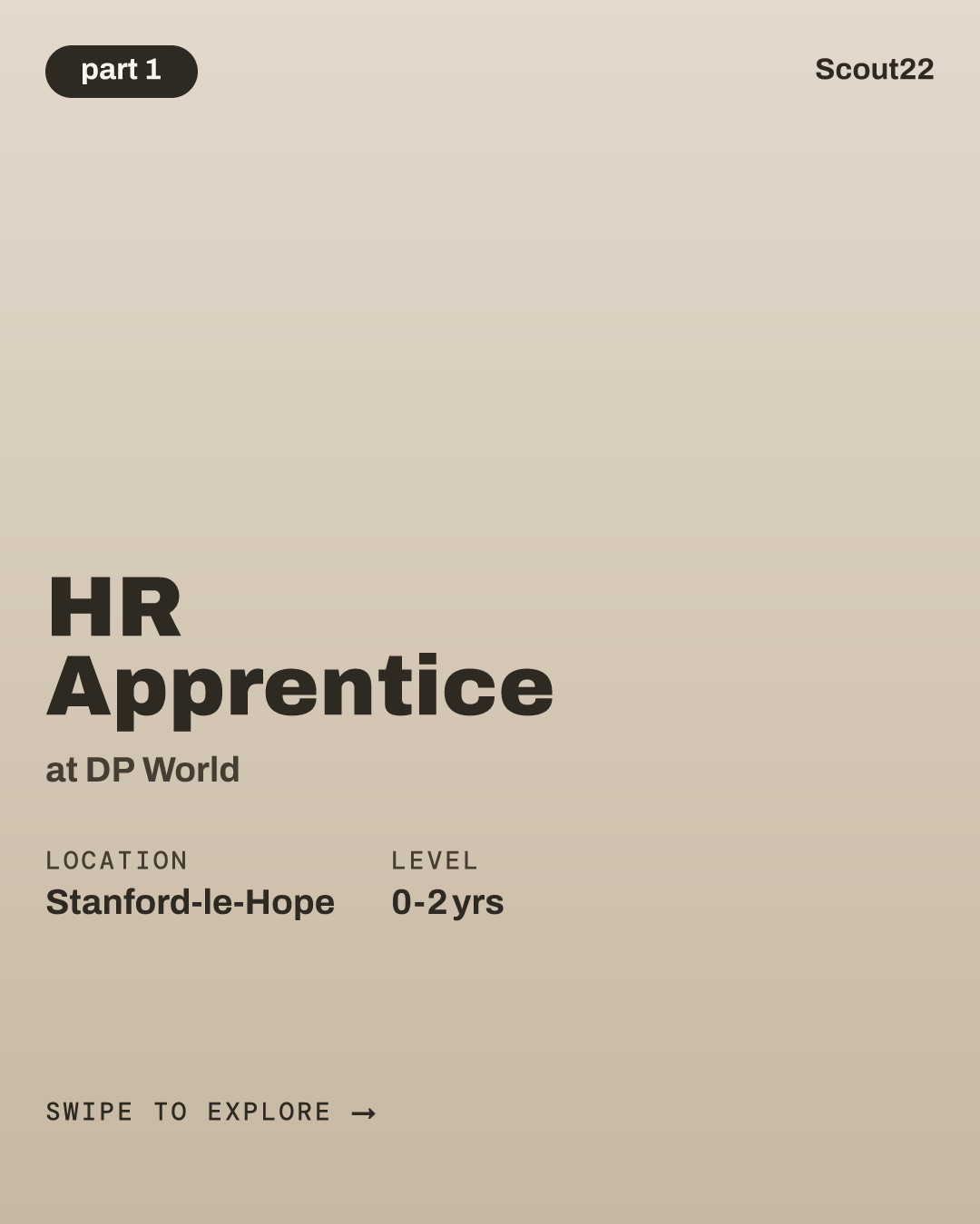 HR Apprentice at DP World
