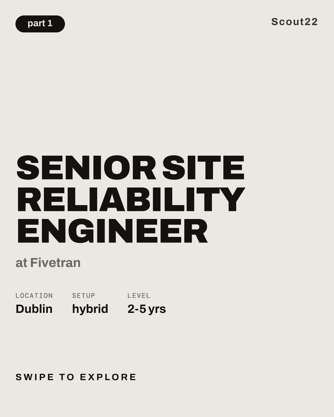 Senior Site Reliability Engineer at Fivetran