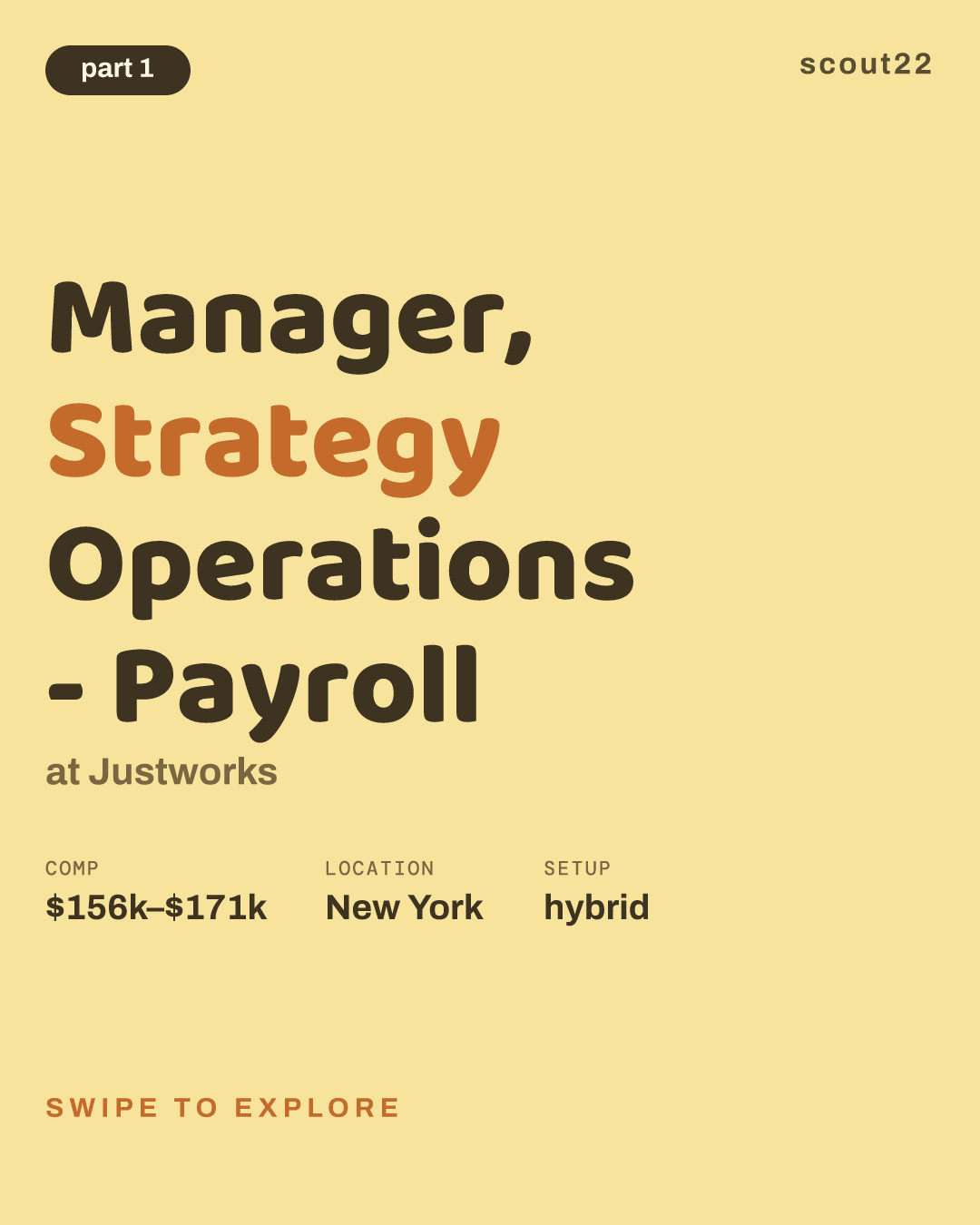 Manager, Strategy Operations - Payroll at Justworks