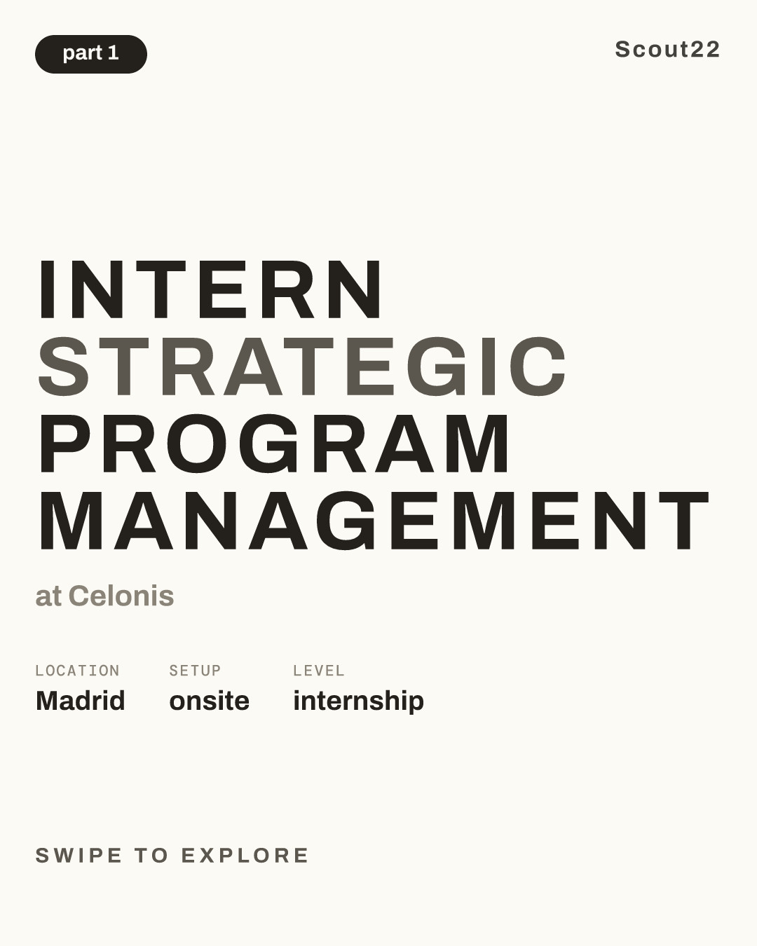 Intern Strategic Program Management at Celonis