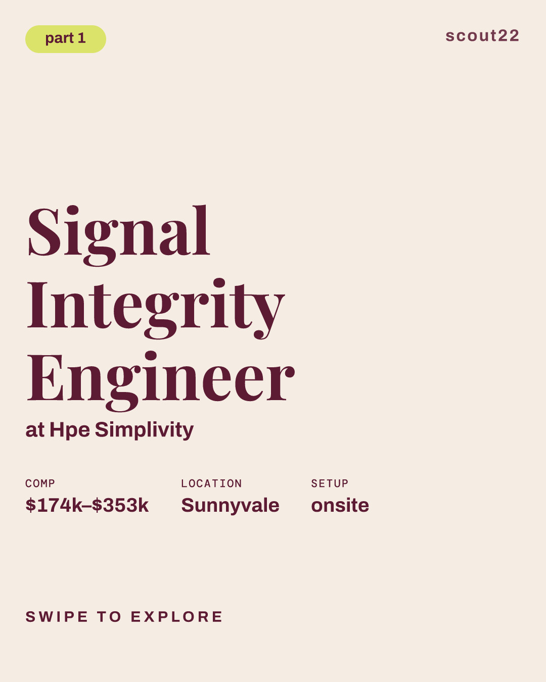 Signal Integrity Engineer at Hpe Simplivity