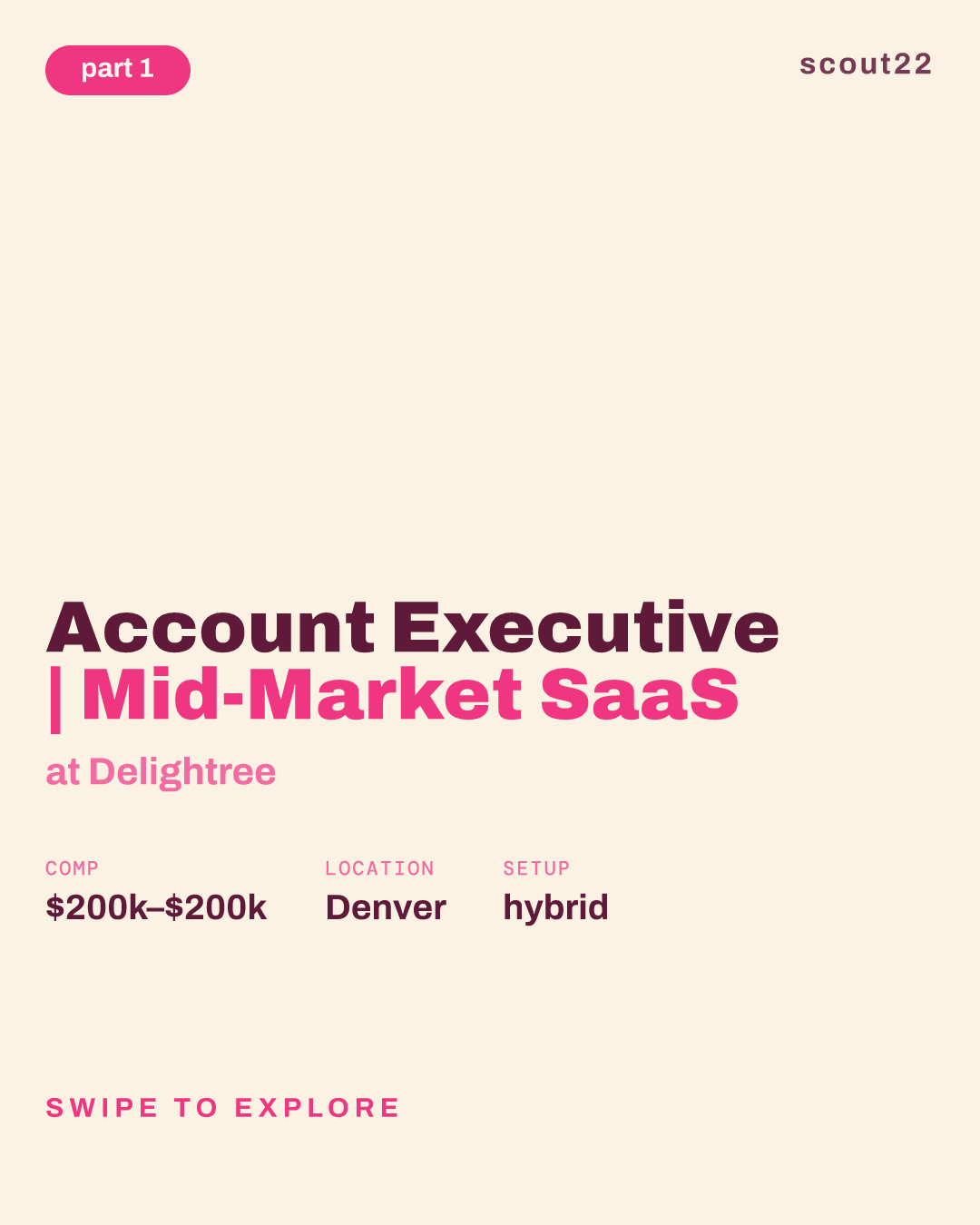 Account Executive | Mid-Market SaaS at Delightree