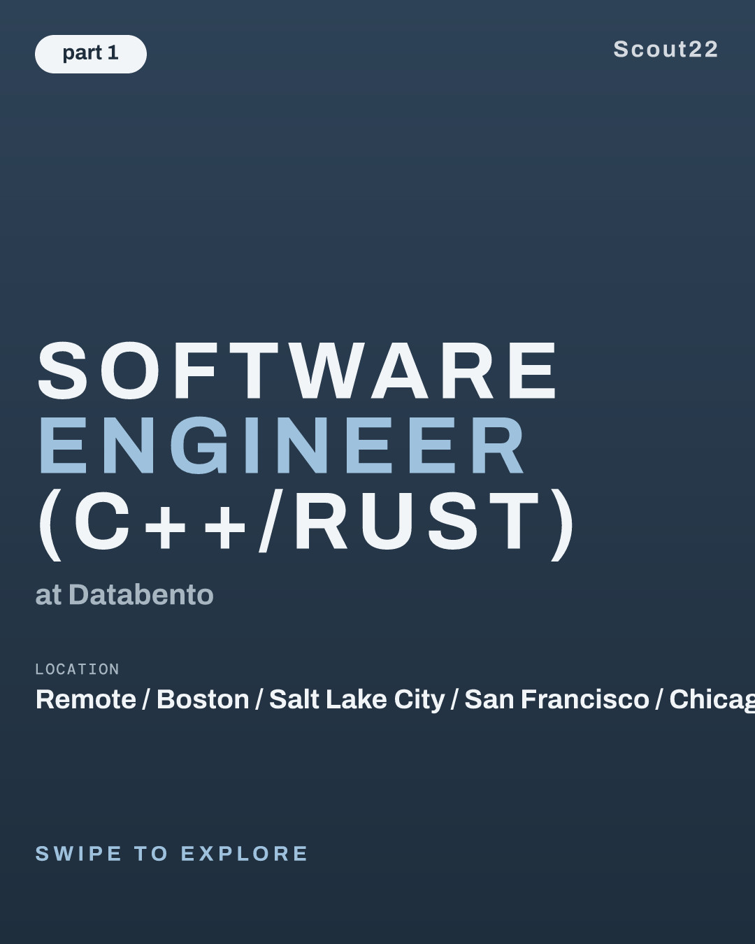 Software Engineer (C++/Rust) at Databento