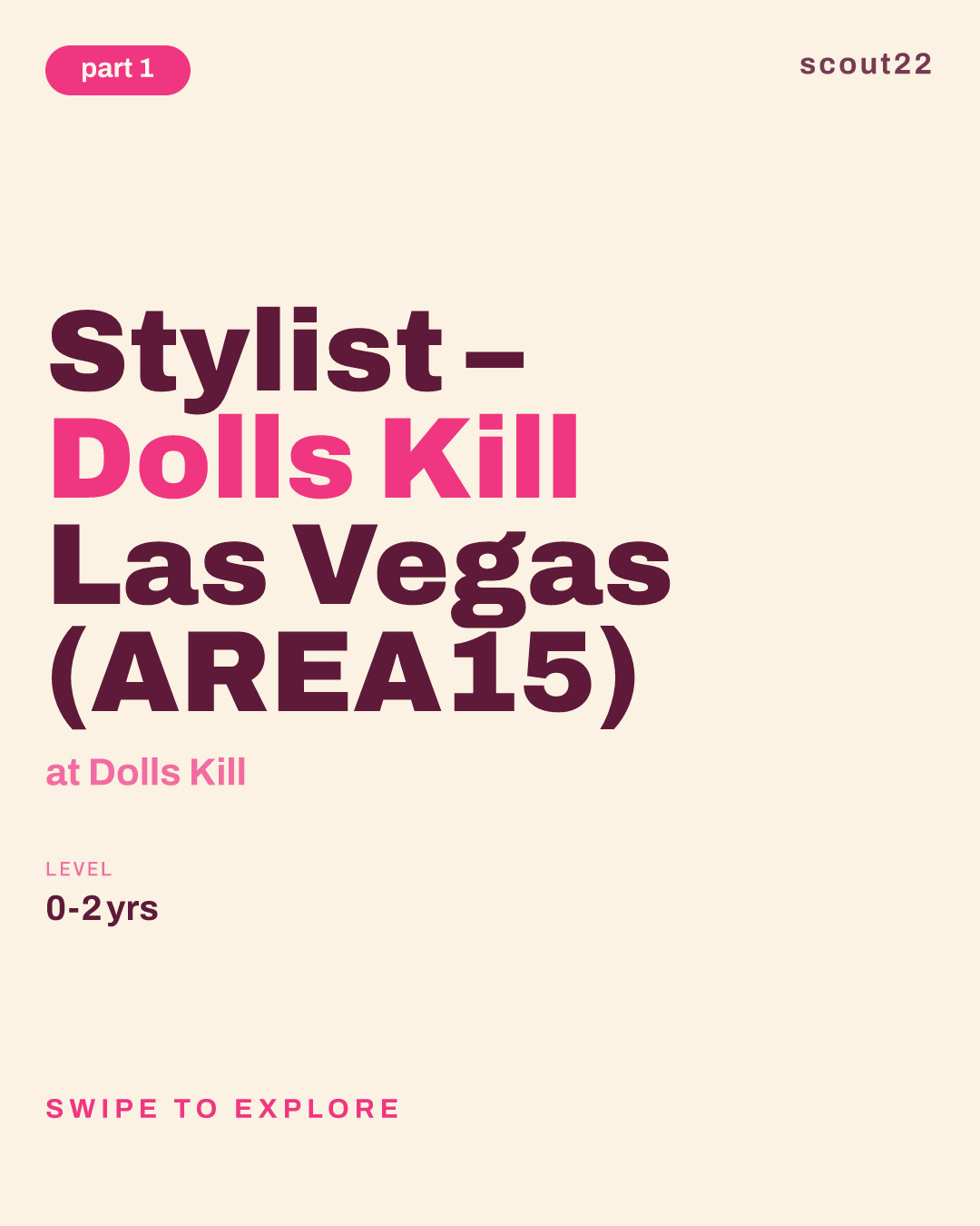 Stylist – Dolls Kill Las Vegas (AREA15) at Dolls Kill