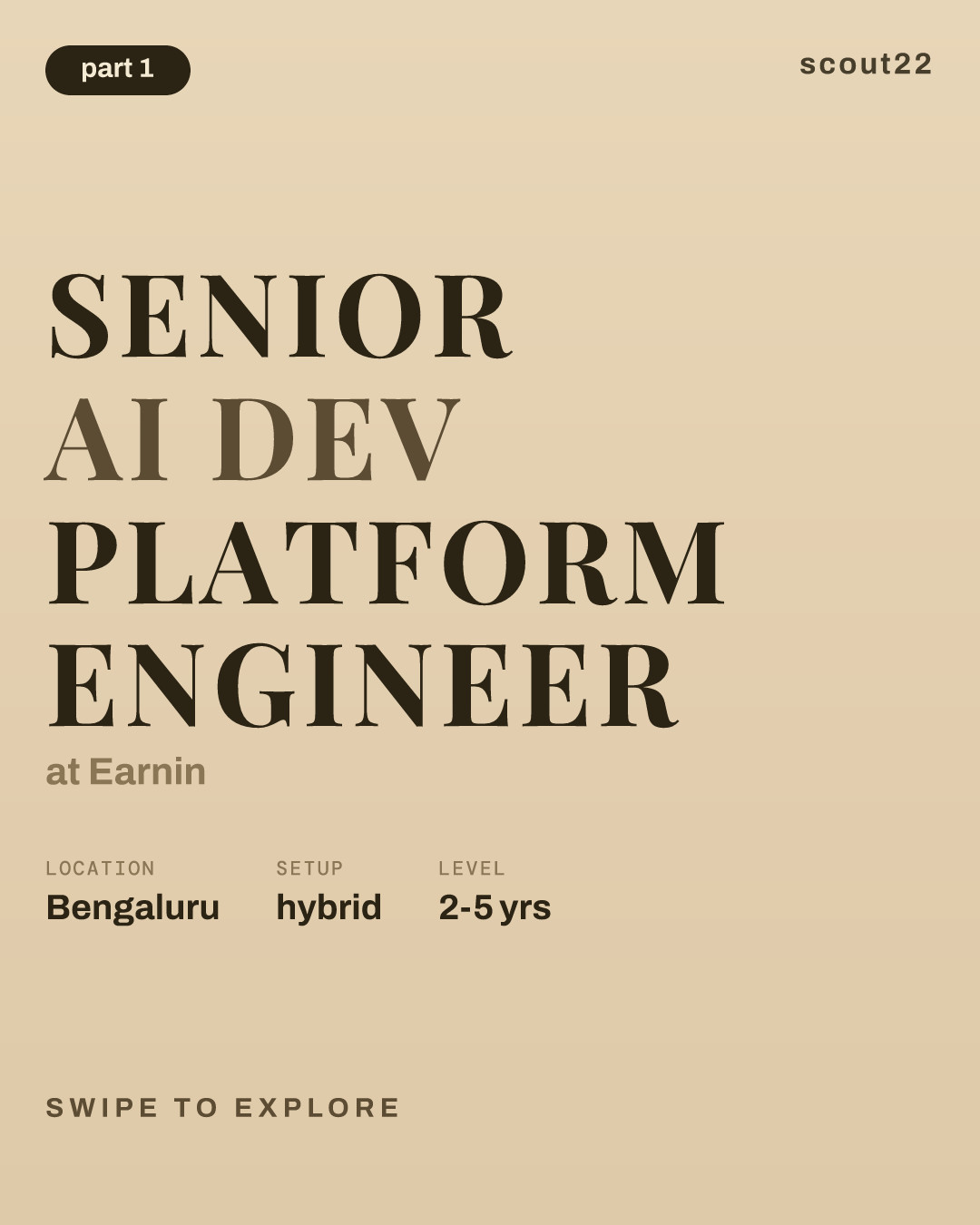 Senior AI Dev Platform Engineer at Earnin