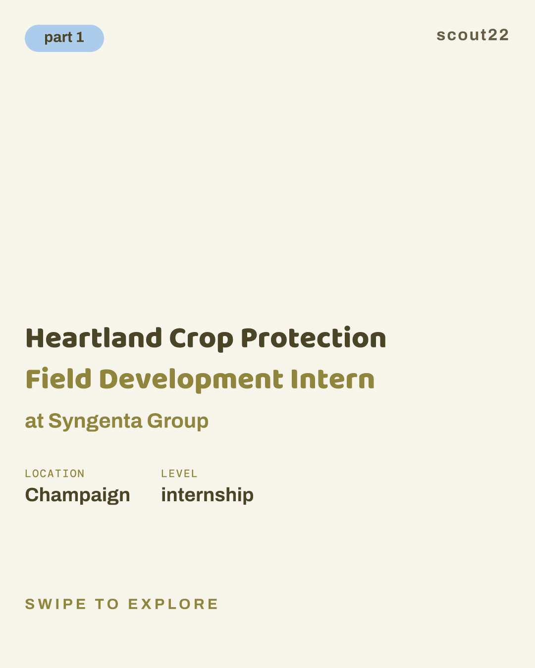 Heartland Crop Protection Field Development Intern at Syngenta Group