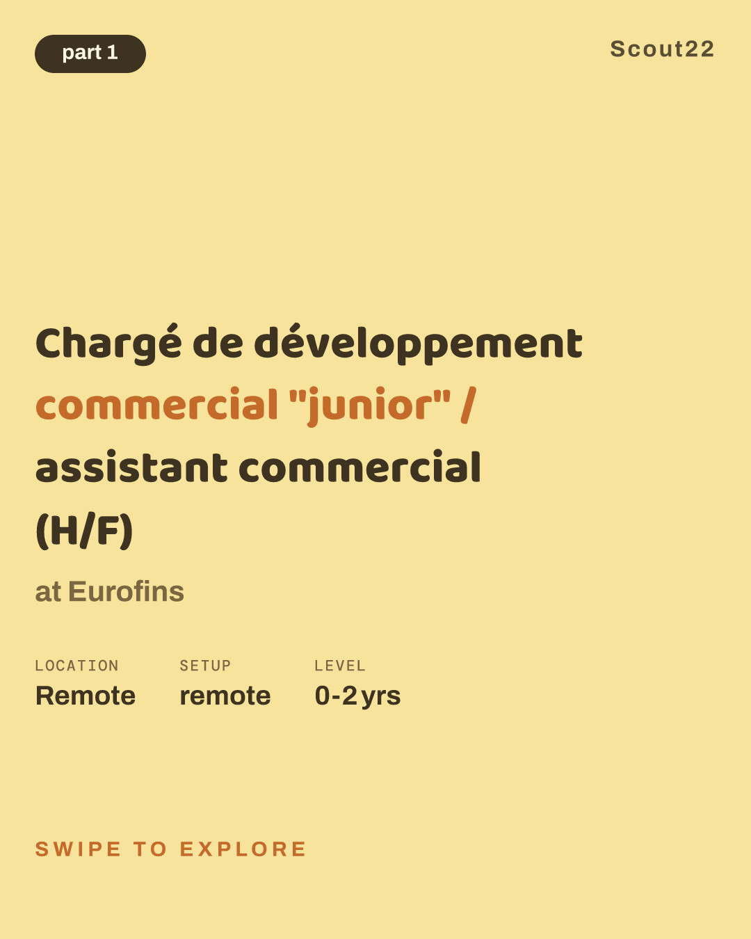 Chargé de développement commercial "junior" / assistant commercial (H/F) at Eurofins
