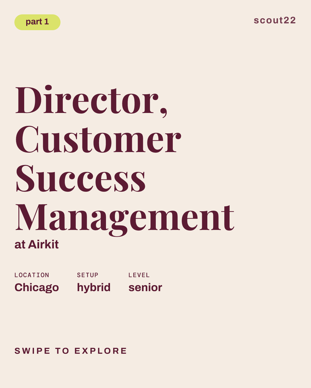 Director, Customer Success Management at Airkit
