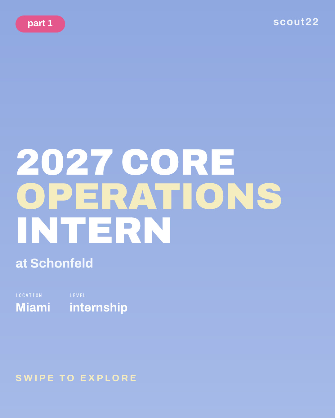 2027 Core Operations Intern at Schonfeld