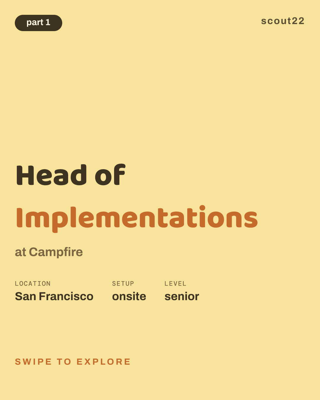 Head of Implementations at Campfire