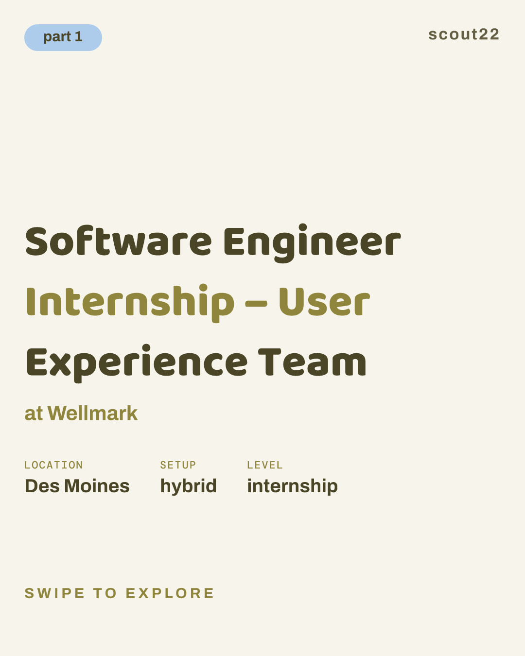 Software Engineer Internship – User Experience Team at Wellmark