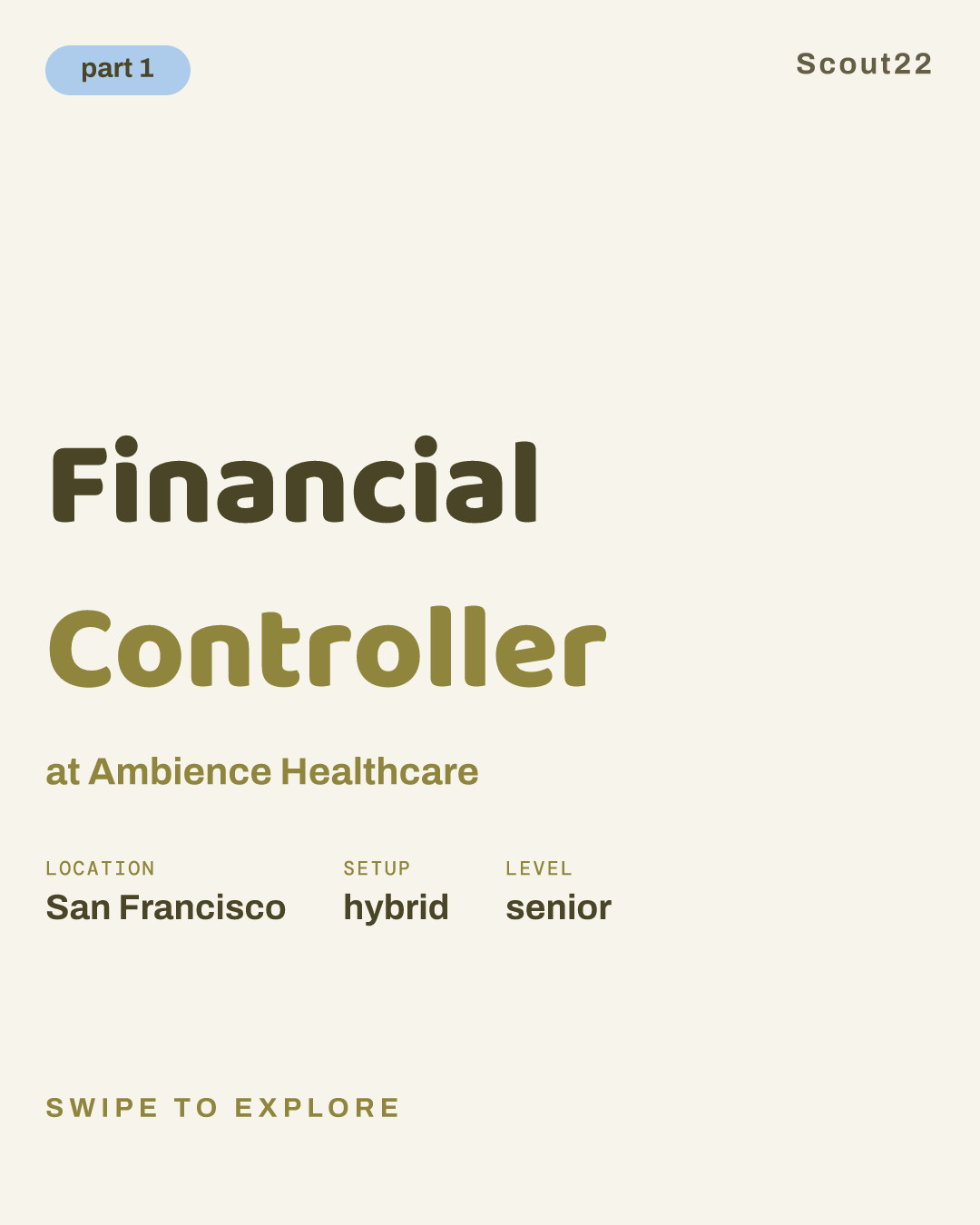 Financial Controller at Ambience Healthcare