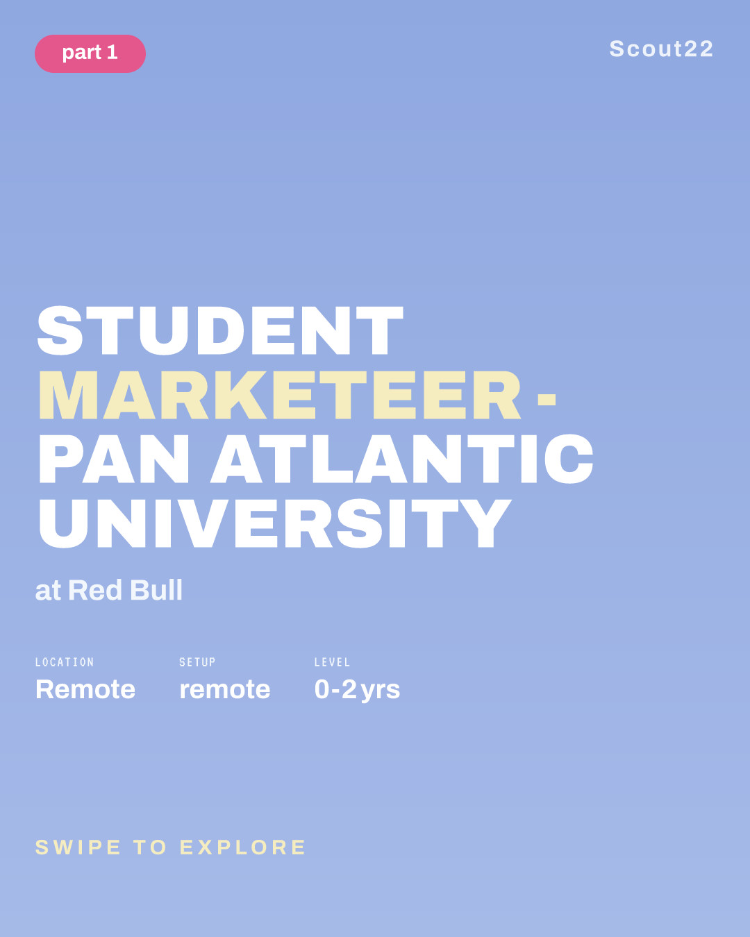 Student Marketeer - Pan Atlantic University at Red Bull