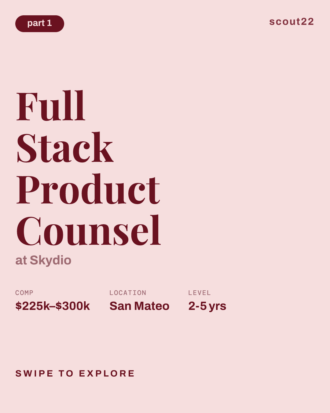 Full Stack Product Counsel at Skydio