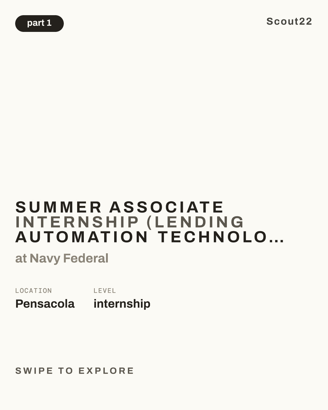 Summer Associate Internship (Lending Automation Technology & Solutions) at Navy Federal