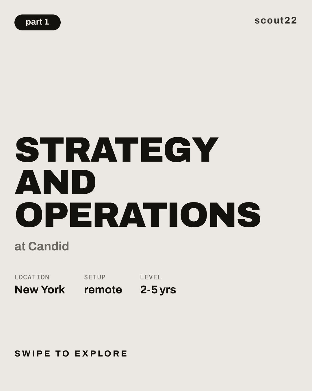 Strategy and Operations at Candid