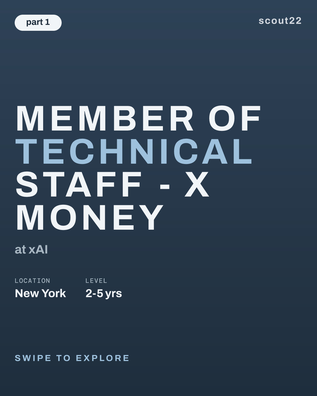 Member of Technical Staff - X Money at xAI