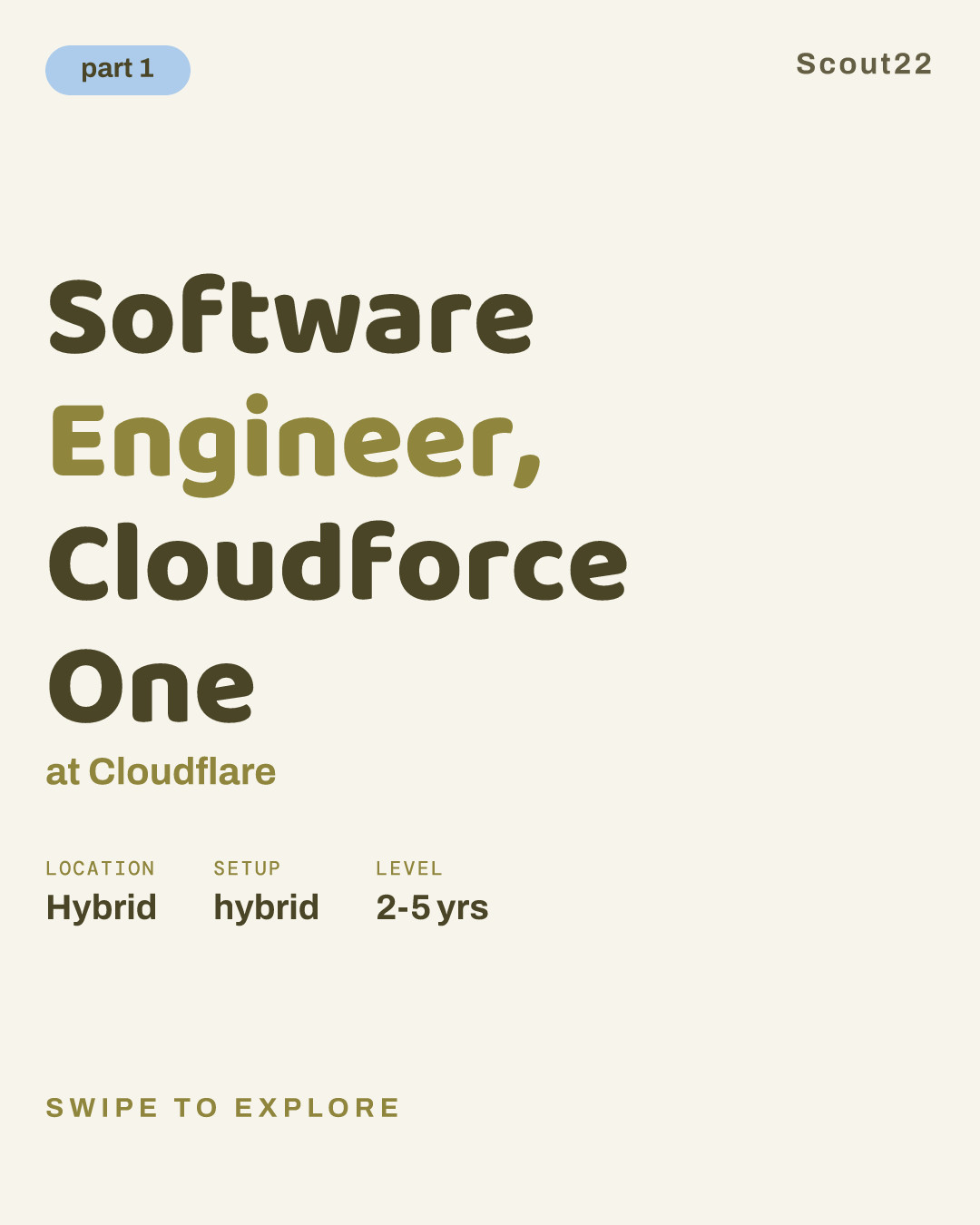 Software Engineer, Cloudforce One at Cloudflare