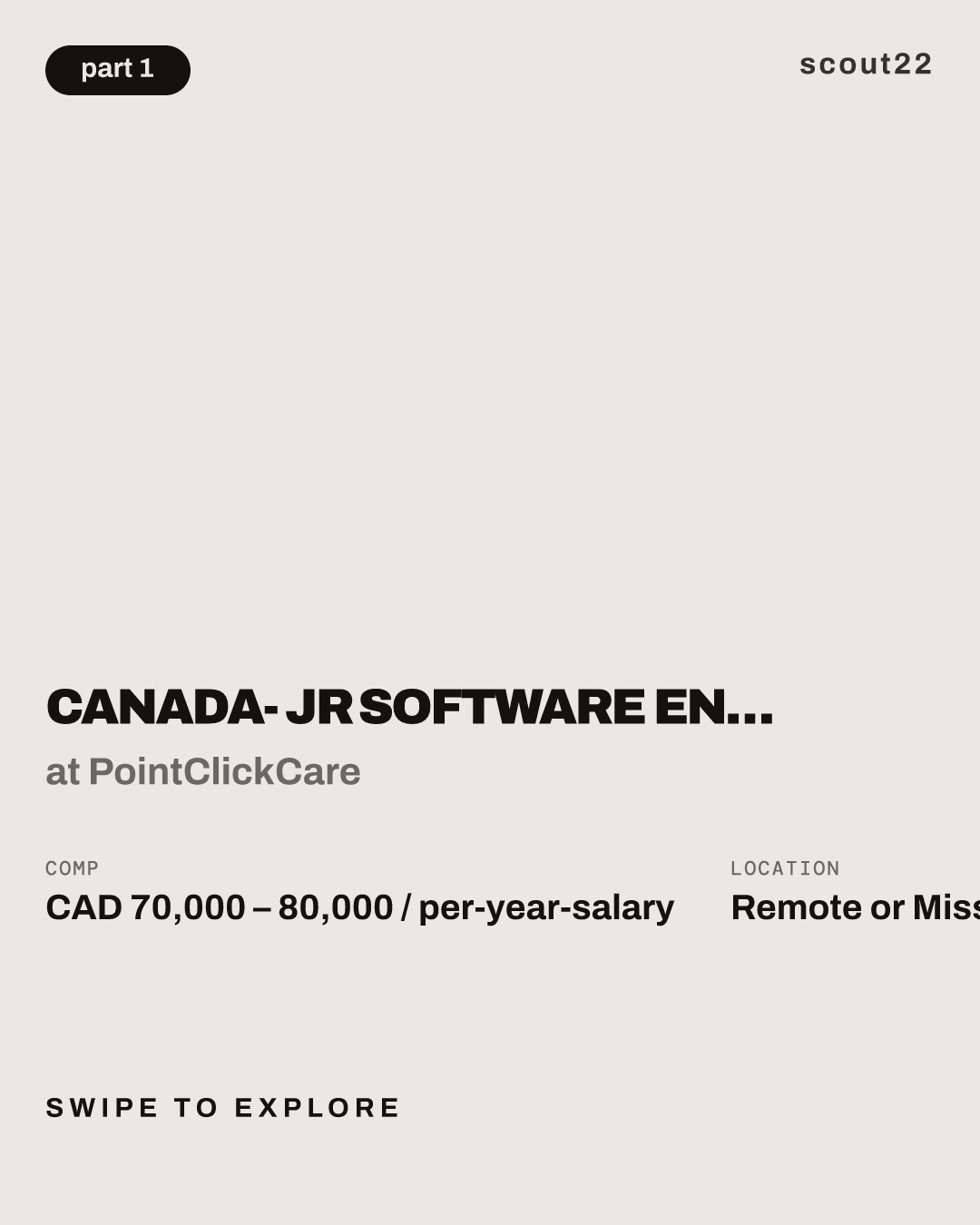 Canada- Jr Software Engineer (SRE) at PointClickCare