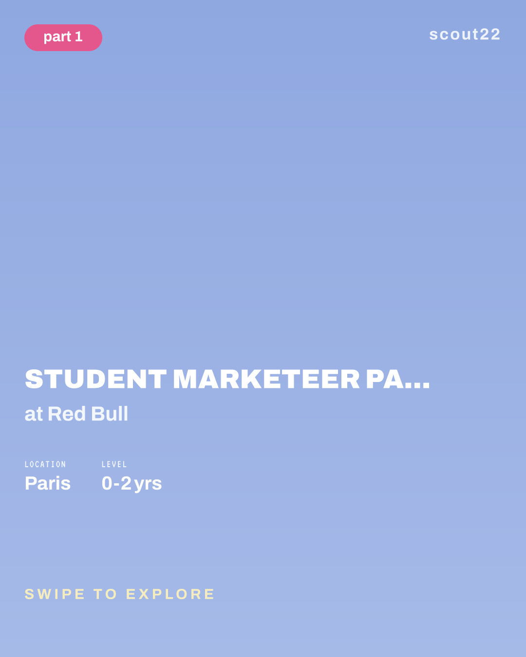 STUDENT MARKETEER PARIS / ILE-DE-FRANCE (H/F) at Red Bull