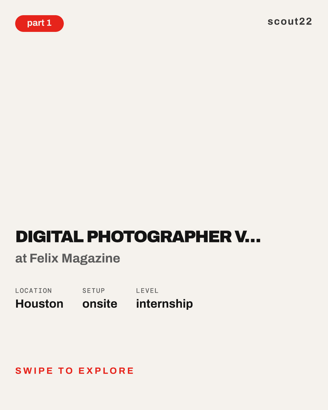 Digital Photographer Volunteer/Intern for 100 Women in S.T.E.M. Program at Felix Magazine