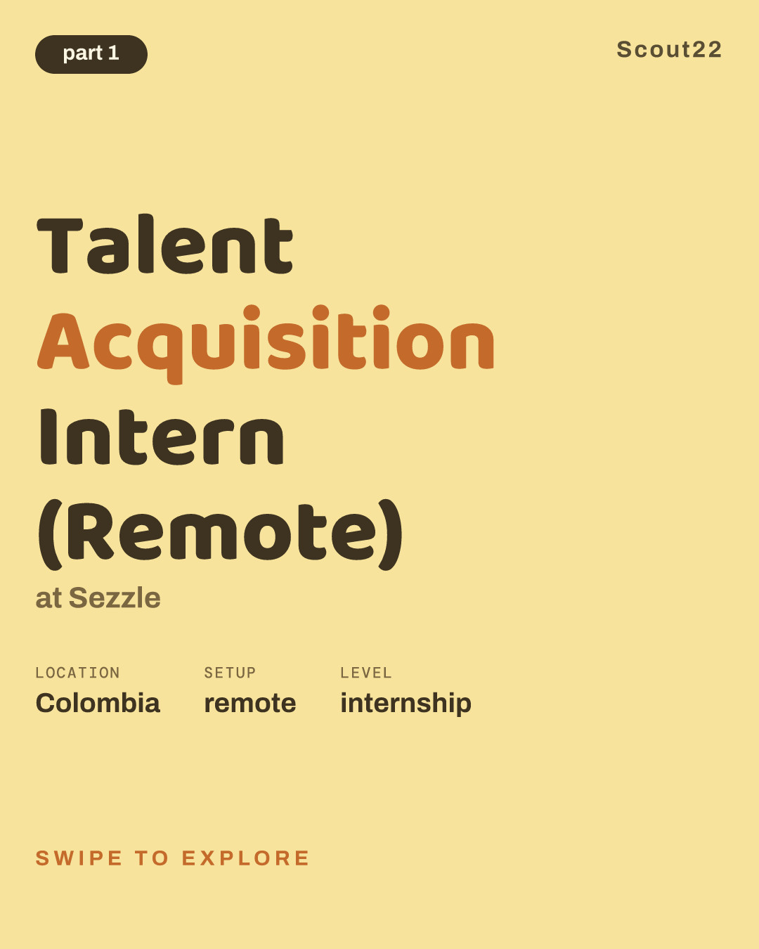 Talent Acquisition Intern (Remote) at Sezzle