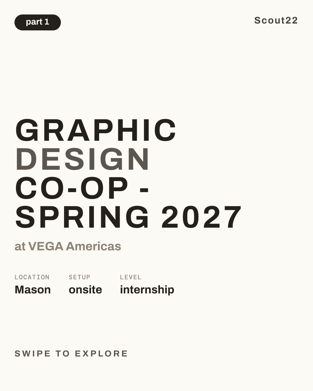 Graphic Design Co-Op - Spring 2027 at VEGA Americas
