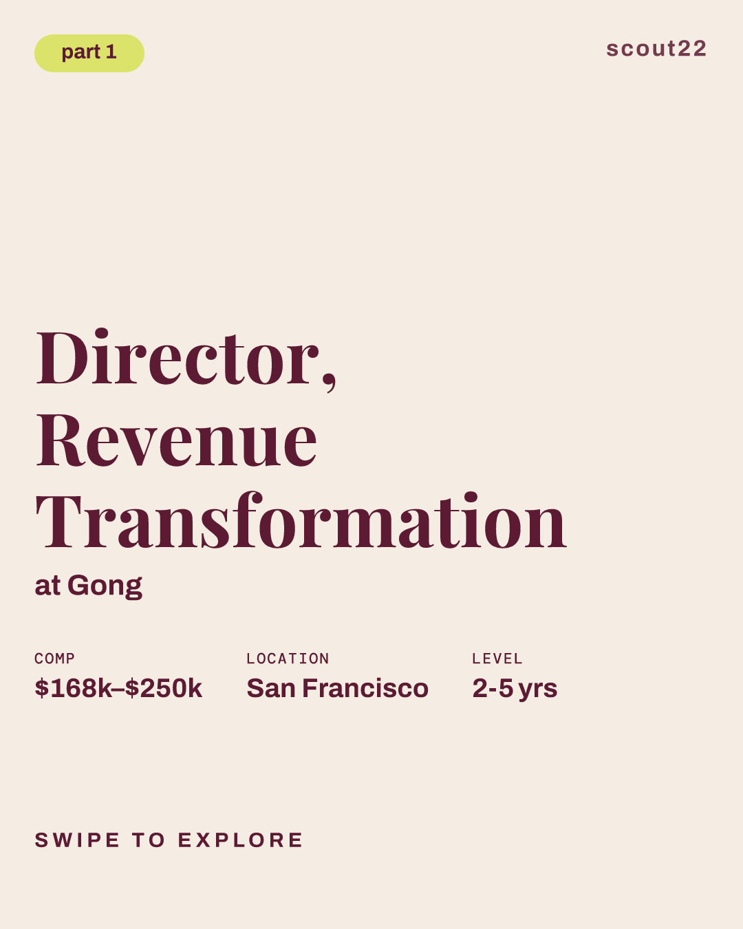 Director, Revenue Transformation at Gong