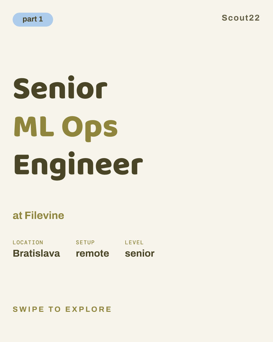 Senior ML Ops Engineer › at Filevine