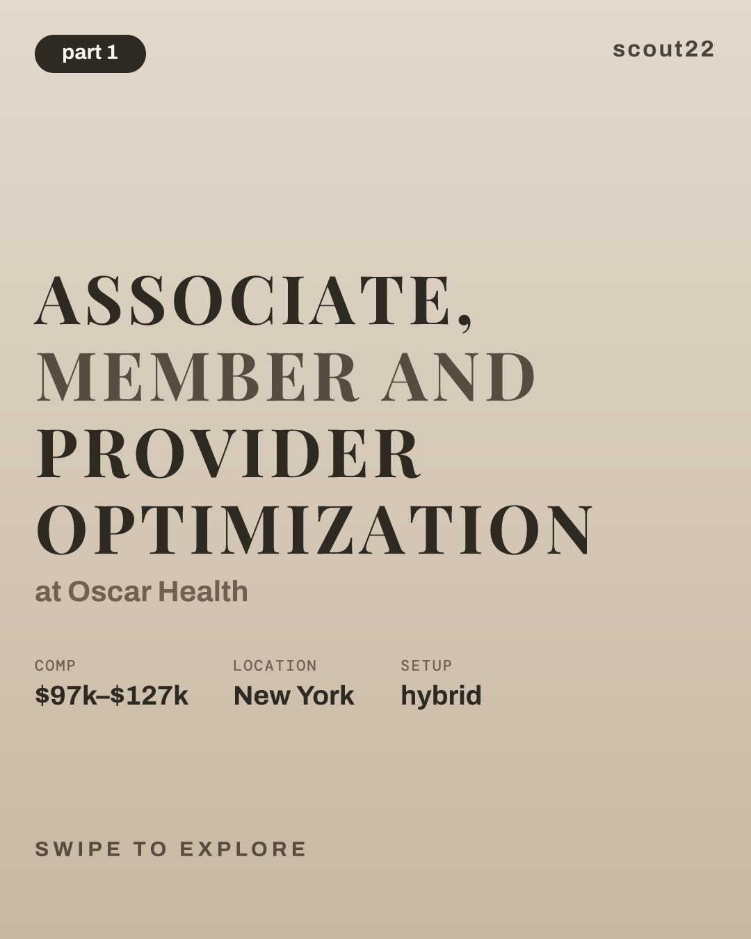 Associate, Member and Provider Optimization at Oscar Health