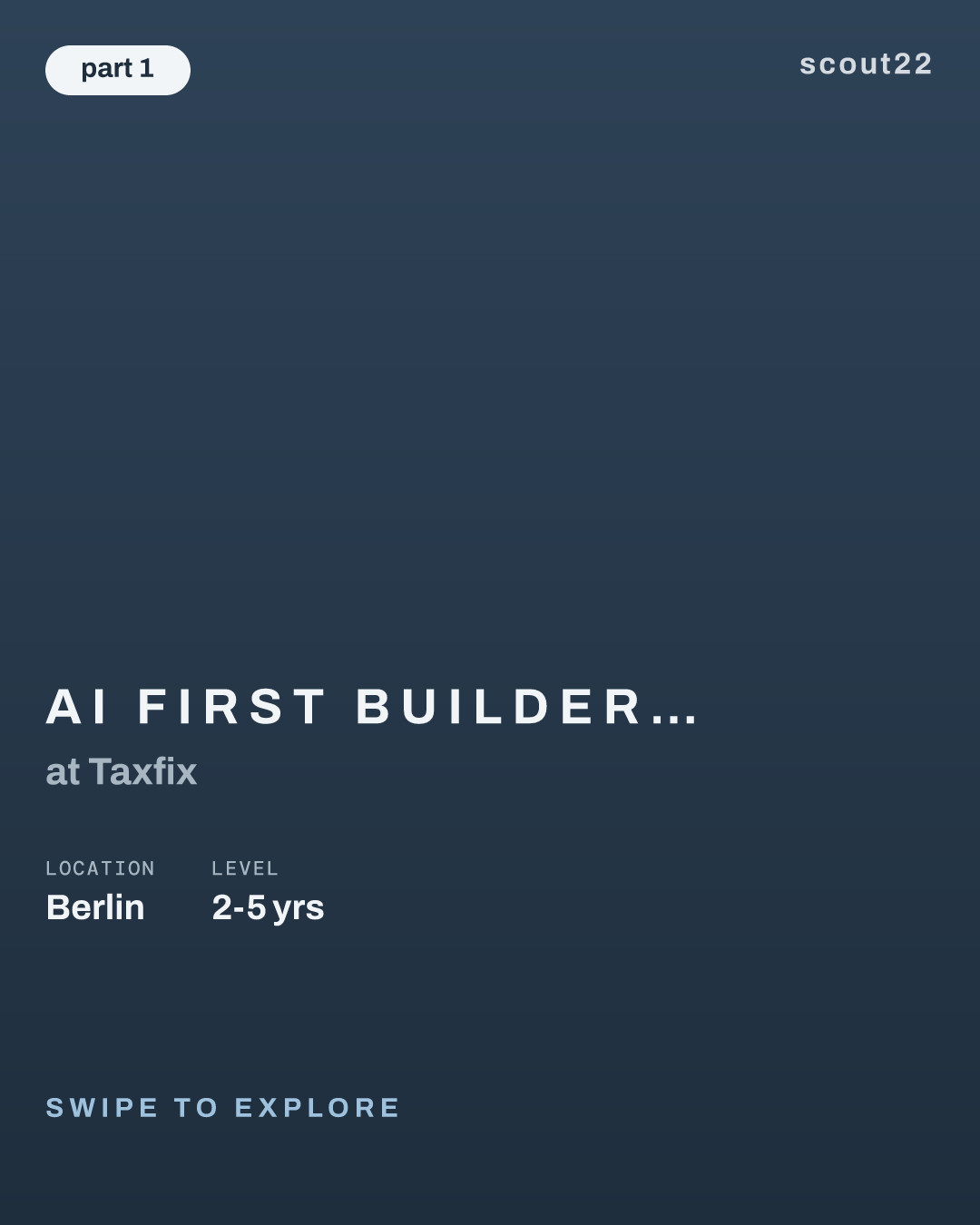 AI First Builder (Product Management) (d/f/m) at Taxfix