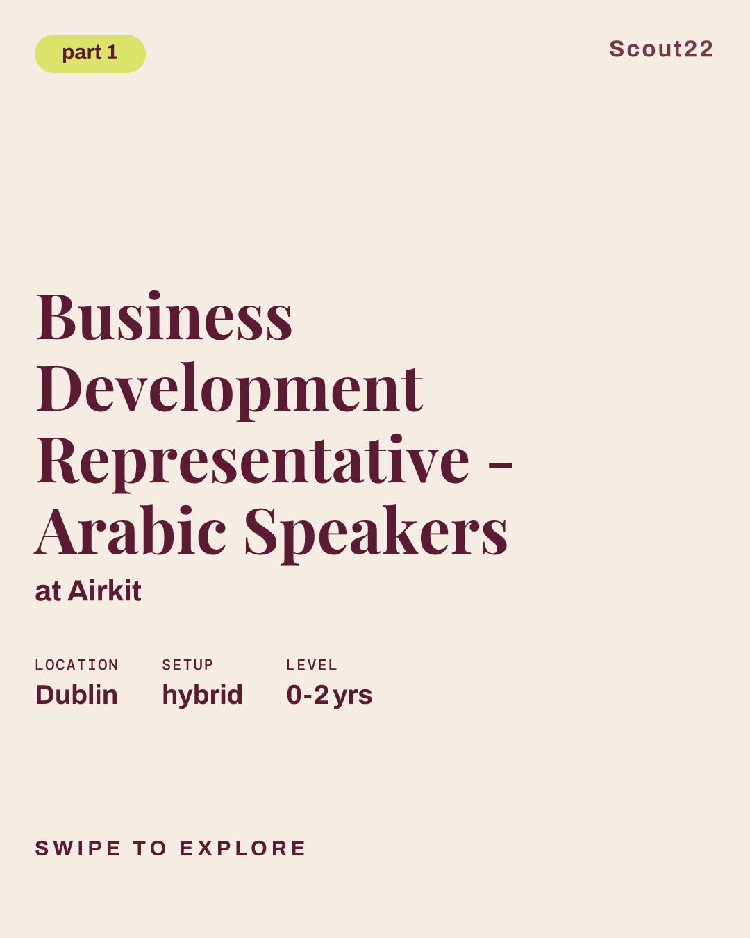 Business Development Representative - Arabic Speakers at Airkit